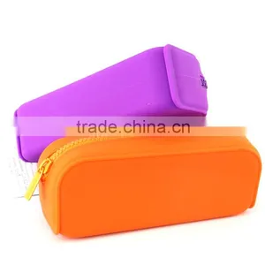 Factory Directly Silicone Pencil Bag OEM Logo Wholesale Promotion Gift thumbnail-1