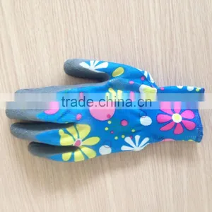 Black Palm Latex Coated Garden Working Glove thumbnail-2