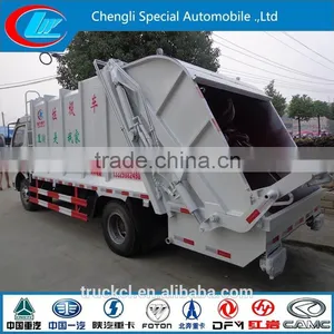 Dongfeng 4x2 Garbage Compactor Truck Compactor Garbage Truck Price Low thumbnail-3