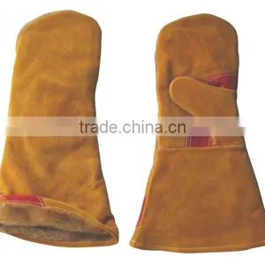 Cow Split Leather Mitten Welding Glove thumbnail-1