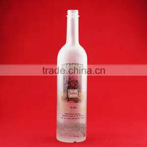 Custom Design Mongolian Vodka Bottle High Quality Spirit Bottle Wholesale Glass Bottles thumbnail-3