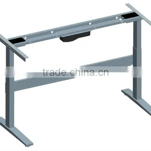 Metal Ergonomic Height Adjustable PC Desk Frame thumbnail-1