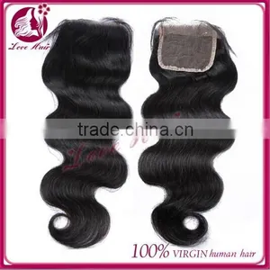2015 Hot Selling Very Smooth 7a Top Standard Virgin Brazilian Body Wave Lace Closures thumbnail-4