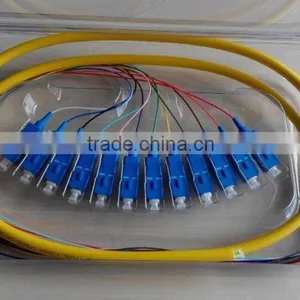 900um SM 12 Core Fiber Optical Pigtail With sc Upc Connctor thumbnail-2