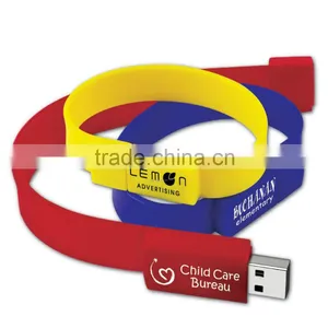 Factory Directly Sell Cheap Custom Silicone Usb Bracelet, Bracelet Usb Flash Drives Bulk Cheap, Silicone Usb Wristband thumbnail-5