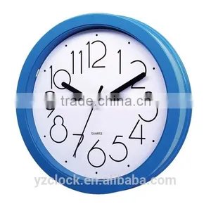 Good Quanlity Silent Wall Clocks 10" Cheap Plastic Clock YZ-3522C thumbnail-1