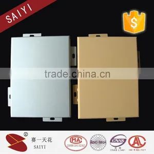 Sound Absorbing Aluminum Veneer , Aluminum Ceiling Panel Curtain Wall thumbnail-2