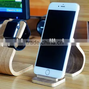 Wholesale for Ipad Iphone 6 Wood Stand Charging Stand Holder Multi-function, for Apple Watch Wooden Stand thumbnail-2