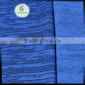 Shaoxing Wholesale 100%polyester Cation Dyed Heather Single Brushed Hacci Fleece Fabric thumbnail-2
