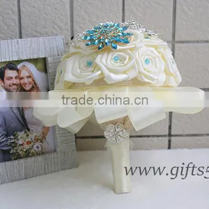 Handmade Graceful Brooch Wedding Bouquet for Bride thumbnail-2
