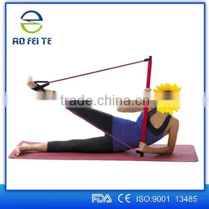 Aofit Yoga Strap With the Foot Pad Yoga Loop Band thumbnail-4