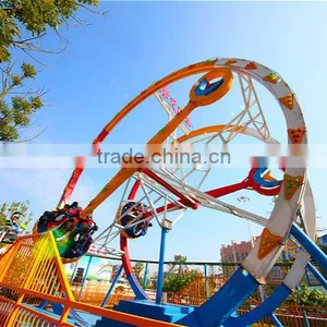 Amusement Ferris Ring Car Rides / Thrill Rides / Amusement Park Equipment thumbnail-4