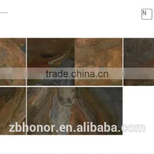 2016 New Tile 20x40 for Sale Dark Metal Color for Bar and Hotel Wall thumbnail-1