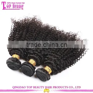 Factory Price Kinky Curly Human Hair Weft High Quality Peerless Peruvian Hair Weft thumbnail-5