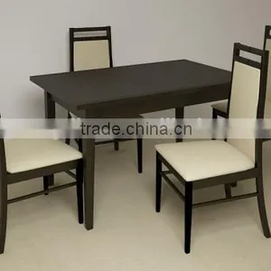 Wholesale Cheap Square Top Wooden Fast Food Restaurant Table and Chair thumbnail-1