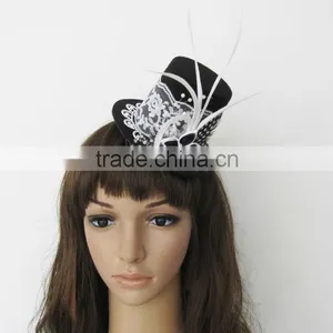 MYLOVE Sinamay Fascinator Hats Good Bridal Wedding Hats High Quality Cocktail Hat Very Nice MLGM023 thumbnail-1