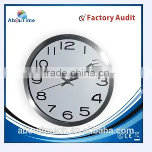 Round Chiming New Design Large Round Metal Handmade Cheap Wall Clock Industrial Style thumbnail-1