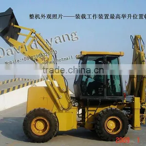 4*4 Hot Selling Backhoe Loader in Stock thumbnail-1
