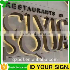 Waterproof Hotel Back Light Led Letter Sign For Wall thumbnail-1