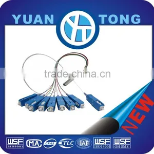 SC 1x2 1x4 1x8 1x16 Fiber Optic PLC Splitter Coupler thumbnail-1