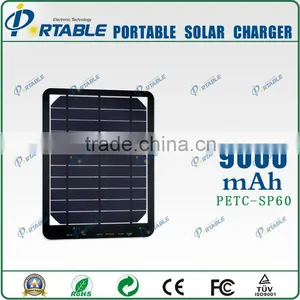 Solar Power Residential 9000mah Solar Power Bank Charger for Outdoors thumbnail-2