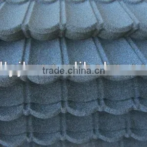 China Villa Building Material Colorful Stone Coated Steel Roofing Sheet/roof Tile thumbnail-3