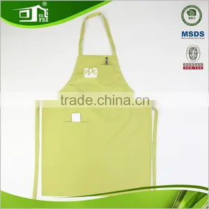 100% Polyester WaterProof PU Coating Practical Kitchen Aprons With Pocket thumbnail-1