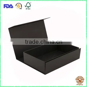Custom Handmade Black Foldable Box /Rigid Magnetic Box thumbnail-1