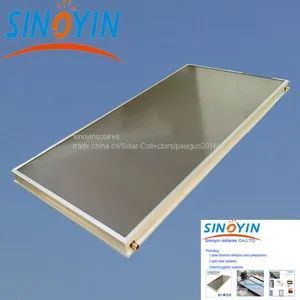 Solar Keymark Solar Flat Collector of White Frame,selective Coating thumbnail-1