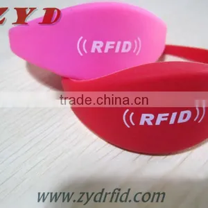 Access Control UHF RFID Cheap&cool Silicone Wristband thumbnail-2
