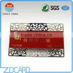 Customized Silk-screen Printing Stainless Steel Business Card thumbnail-1