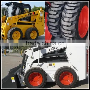 Front End Solid Skid Steer Loader Tire With Rims 10-16.5 thumbnail-1