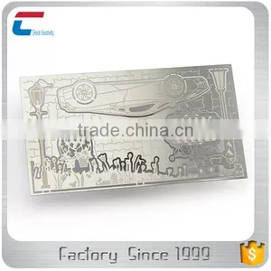 Customized Die Cut Size Metal Tag, Metal Name Card, Name Tag thumbnail-2