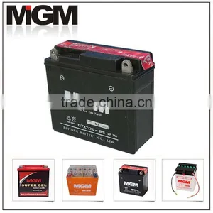 12v 7ah YTX7DL-BS Motorcycle Battery MF Battery Maintenance Free Battery Gel Battery Sealed Battery thumbnail-1