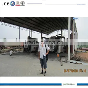 10-12tpd Waste Tyre Refining Machine Making Pyrolysis Oil thumbnail-4