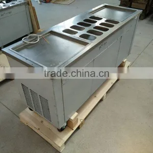 Fast Freezing Thailand Roll Fry Ice Cream Machine Wi10 Bucket thumbnail-1