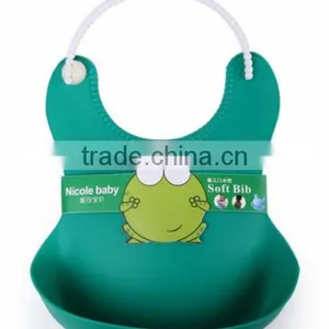 Waterproof Silicone Baby Bib Feeding Tray thumbnail-5