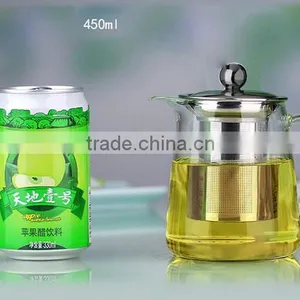 Glass Tea Pot With Tea Strainer Pots With Strainer Lids Glass Infusion Tea Pots thumbnail-2