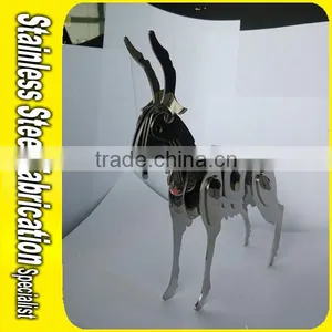 Stainless Steel Sculpture Carving Products Art Sculpture thumbnail-3