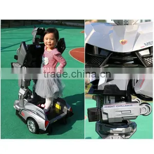Children Ride On Baby Car, Stand Up Ride On Electric Mobility Robot Baby Car, Gifts For Kids Transformer Robot Electric Car thumbnail-5