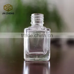 Mini Square 8ml Transparent Glass Nail Polish Bottle thumbnail-4