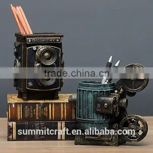 Phonograph, Telephone, Camera, Projector Personalized Table Pen Holder thumbnail-1