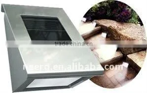 2-PC Super Bright Solar House Garden Doorway Fence Light thumbnail-1