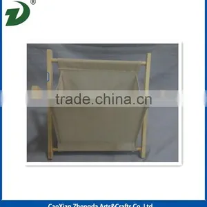 Foldable Tabletop Magazine Racks With Wood Frame thumbnail-3
