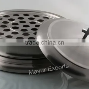 Stainless Steel Stacking Communion Tray Set thumbnail-3