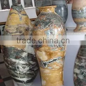Flower Marble Stone Vase thumbnail-1