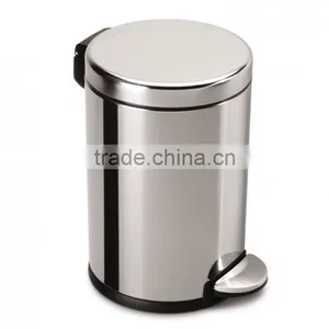 Stainless Steel Trash Can With Food Pedal thumbnail-3