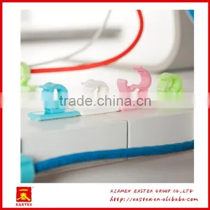 Multi-purpose Small Hook Table Fixed Clip Desk Wire Holder thumbnail-5
