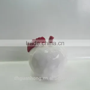 Ceramic White With Red Apple Sculpture for Promotional Gift thumbnail-2