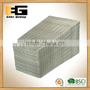 Large Hand Woven Plastic Rattan Indoor Decorative Flower Planter thumbnail-5